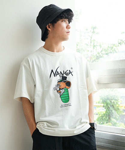 NANGA xOver Jerry Ukai  - 30週年Jerry Marquez 短袖Tee (白色)