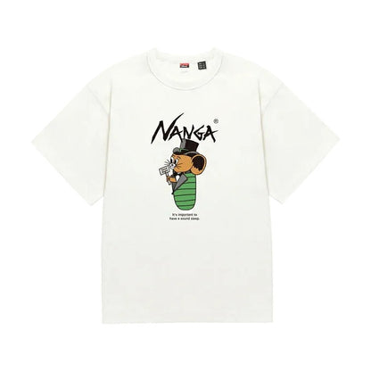 NANGA xOver Jerry Ukai  - 30週年Jerry Marquez 短袖Tee (白色)