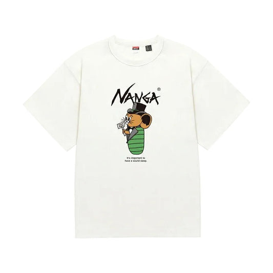 NANGA xOver Jerry Ukai  - 30週年Jerry Marquez 短袖Tee (白色)