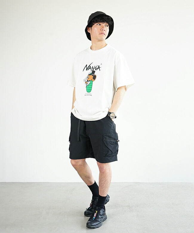 NANGA xOver Jerry Ukai  - 30週年Jerry Marquez 短袖Tee (白色)