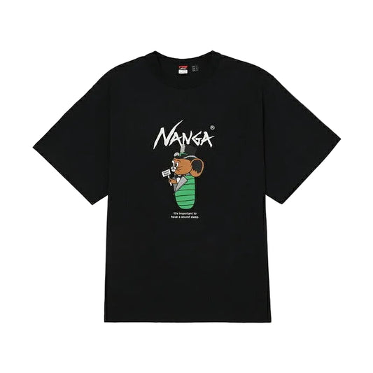 NANGA xOver Jerry Ukai  - 30週年Jerry Marquez 短袖Tee (黑色)