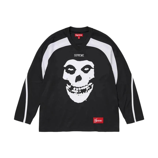 Supreme xOver Misfits - 拼接 冰球球衣 (黑色)