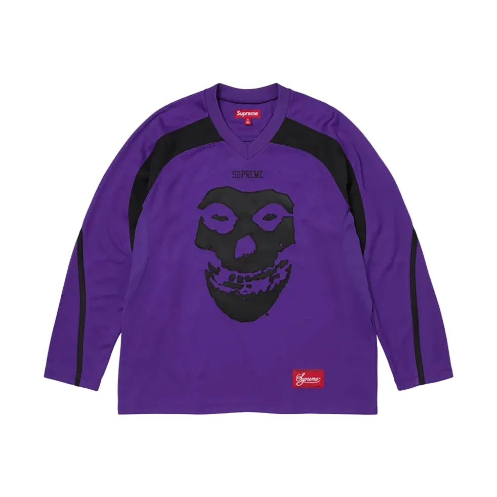 Supreme xOver Misfits - 拼接 冰球球衣 (紫色)