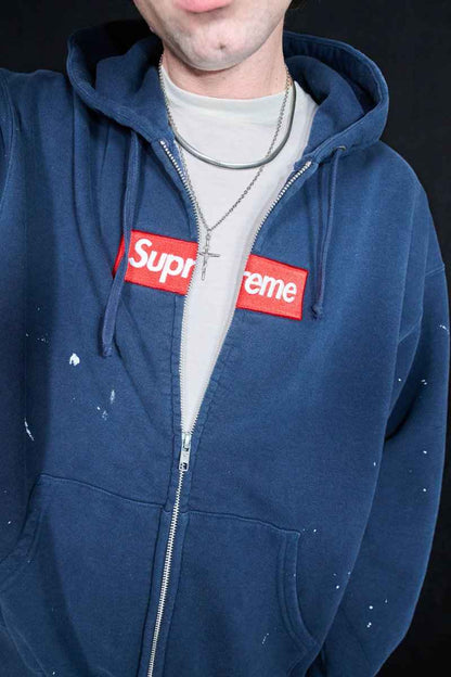 Supreme xOver MM6 Maison Margiela - box logo 潑墨外套