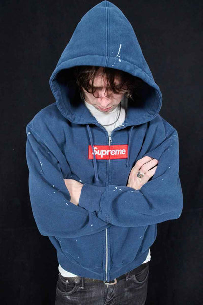 Supreme xOver MM6 Maison Margiela - box logo 潑墨外套