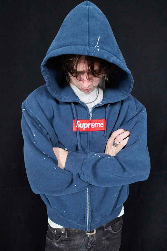 Supreme xOver MM6 Maison Margiela - box logo 潑墨外套