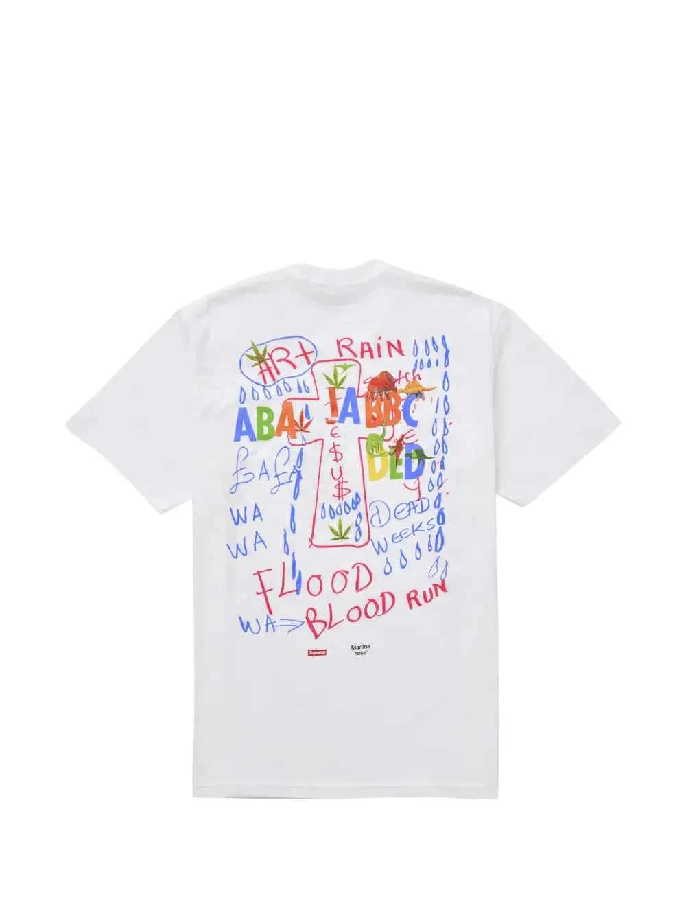 Supreme xOver Martine Rose - Lee Scratch Perry Tee (白色)
