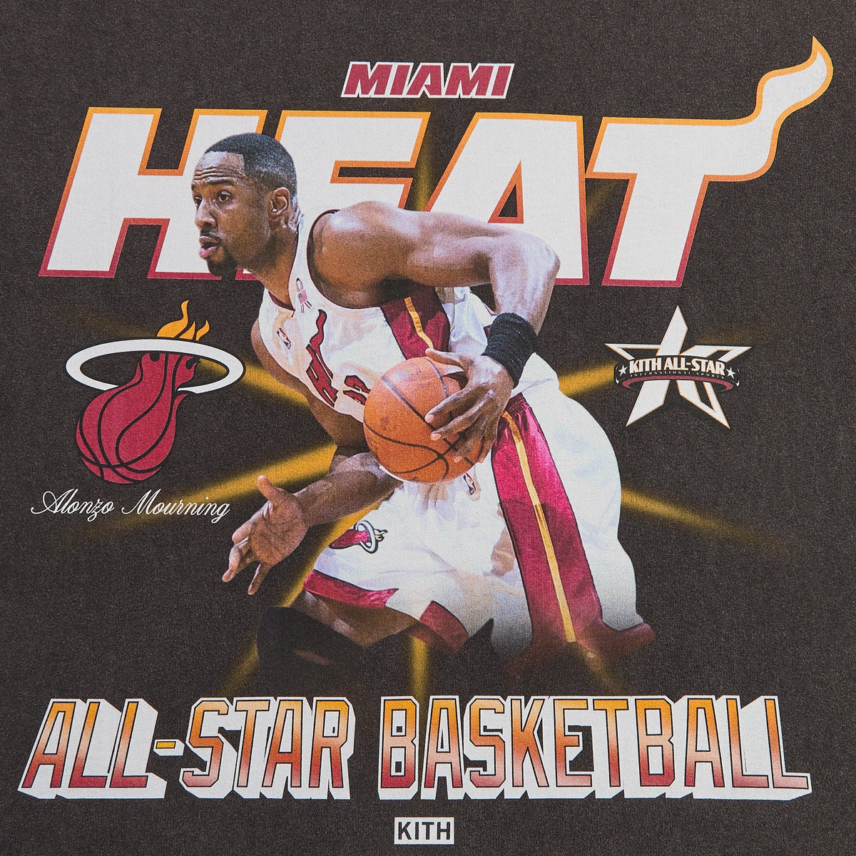 Kith xOver NBA - NBA全明星熱火隊莫寧 短袖Tee