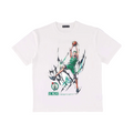 航海王 xOver NBA - 索隆x 塞爾提克 短袖Tee (白色)