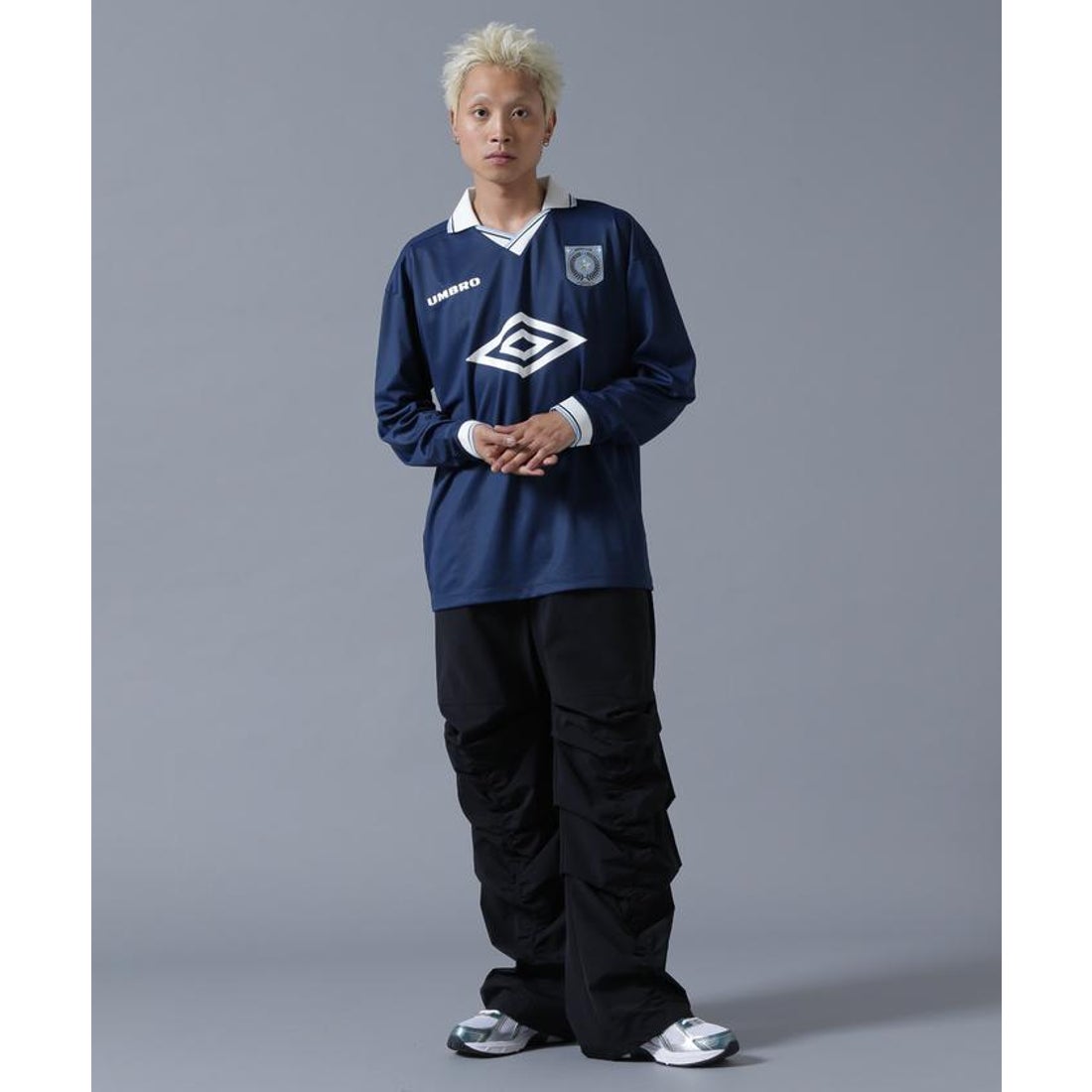 Umbro xOver NICK GEAR xOver LHP - 雛菊 長袖球衣 (藍色)