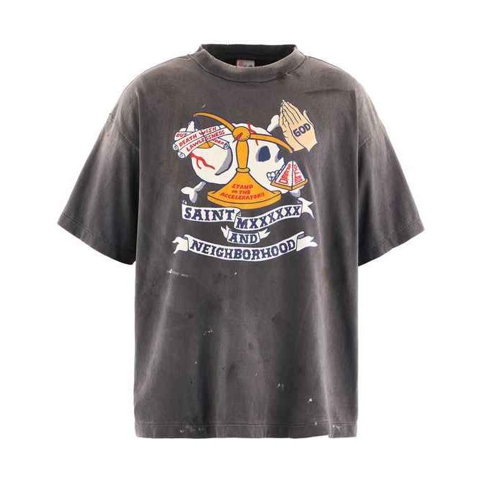 Saint Mxxxxxx xOver NEIGHBORHOOD - STHD.Pray TEE