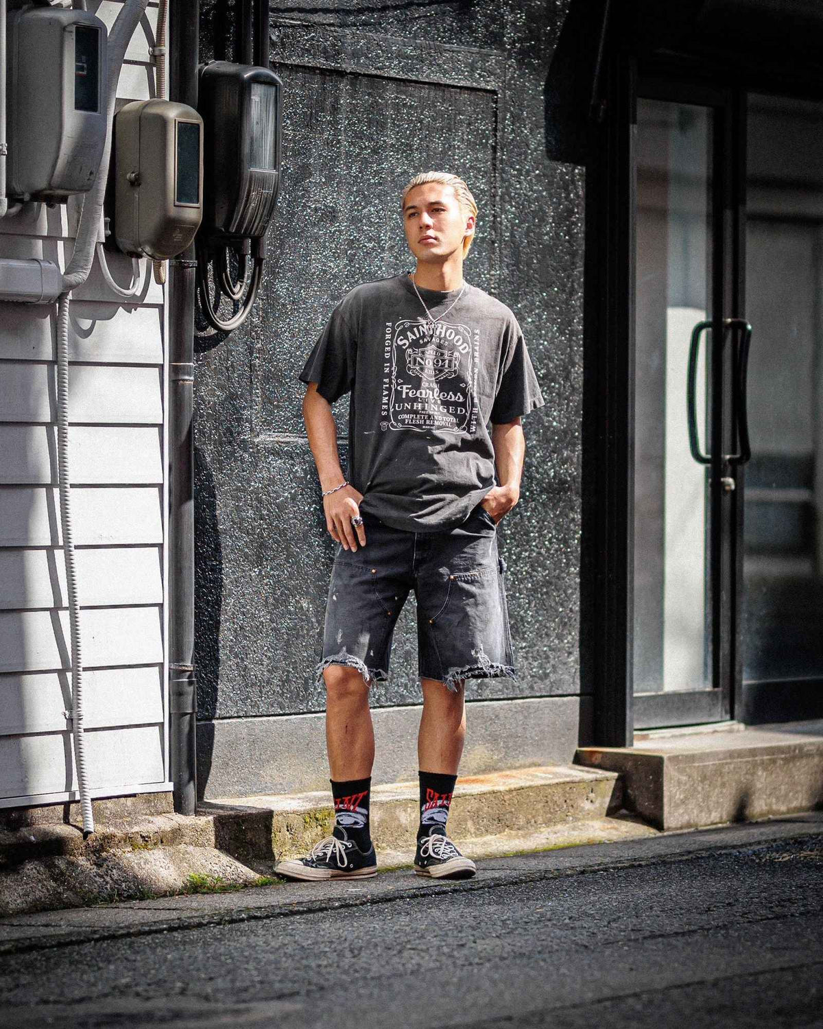 Saint Mxxxxxx xOver NEIGHBORHOOD - FEARLESS TEE