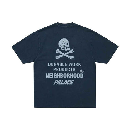 PALACE xOver NEIGHBORHOOD - Pocket Tee (深藍色)