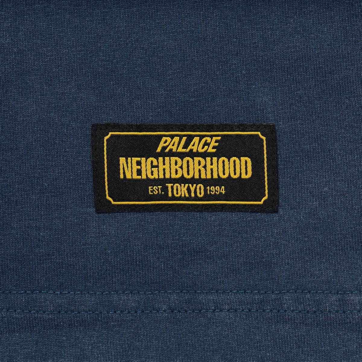 PALACE xOver NEIGHBORHOOD - Pocket Tee (深藍色)