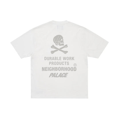 PALACE xOver NEIGHBORHOOD - Pocket Tee (白色)