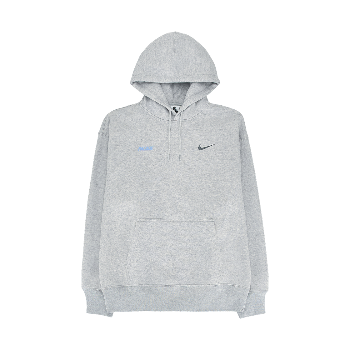 PALACE xOver Nike - Font Swoosh Hood 連帽衣 (淺灰色)