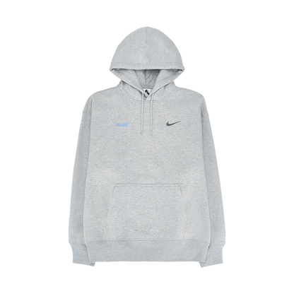 PALACE xOver Nike - Font Swoosh Hood 連帽衣 (淺灰色)
