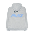 PALACE xOver Nike - Font Swoosh Hood 連帽衣 (淺灰色)