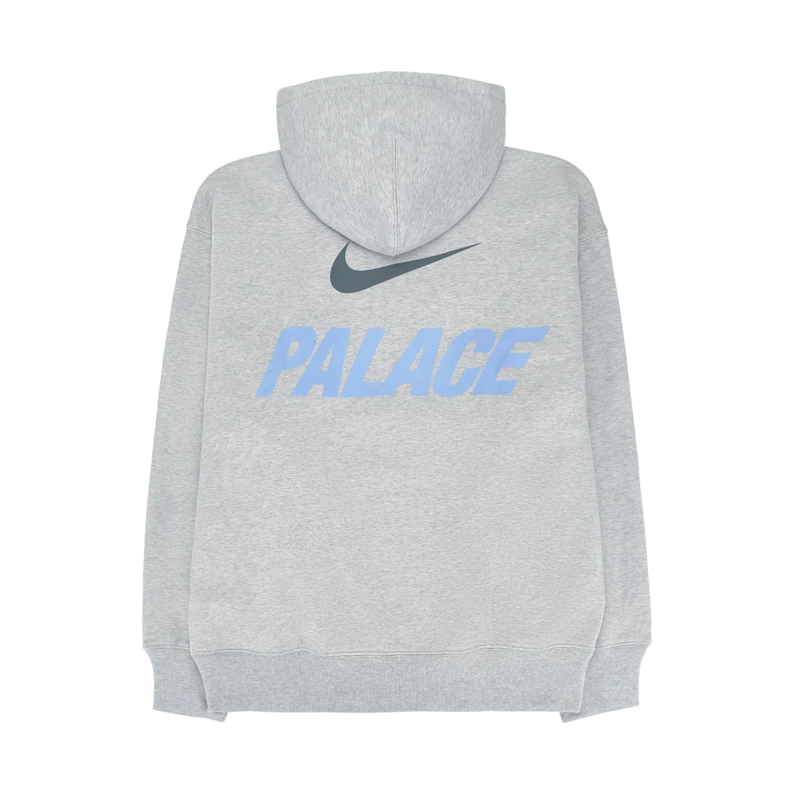PALACE xOver Nike - Font Swoosh Hood 連帽衣 (淺灰色)