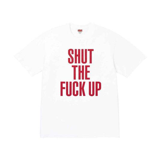 Supreme xOver Number (N)ine - Shut Up Tee (白色)