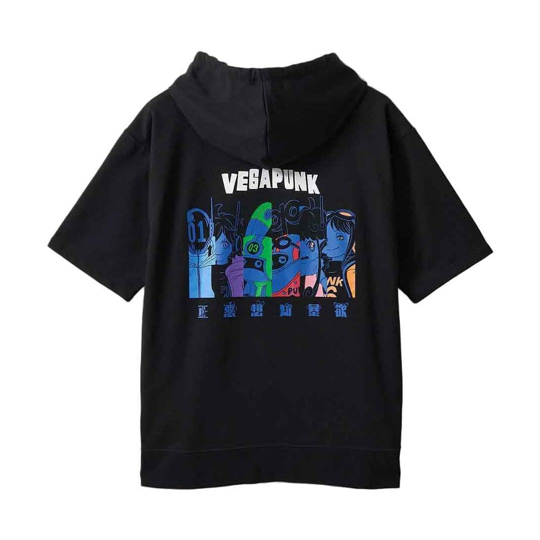 graniph xOver 航海王 - Dr. Vegapunk 短袖連帽衫