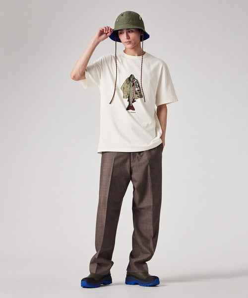 Barbour xOver Paul Smith - 釣魚夾克 短袖Tee (白色)