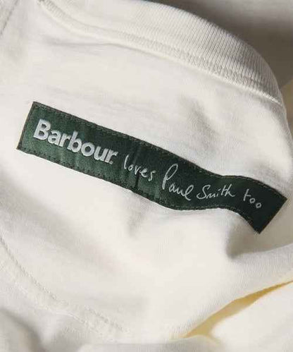 Barbour xOver Paul Smith - 釣魚夾克 短袖Tee (白色)