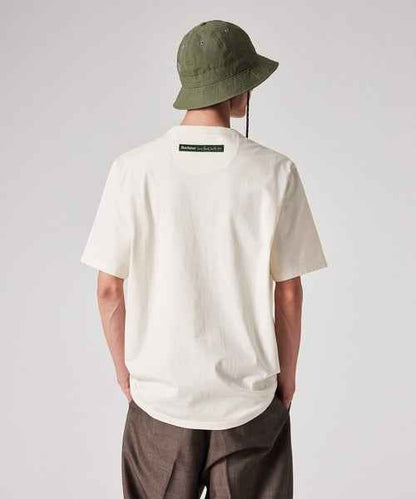 Barbour xOver Paul Smith - 釣魚夾克 短袖Tee (白色)