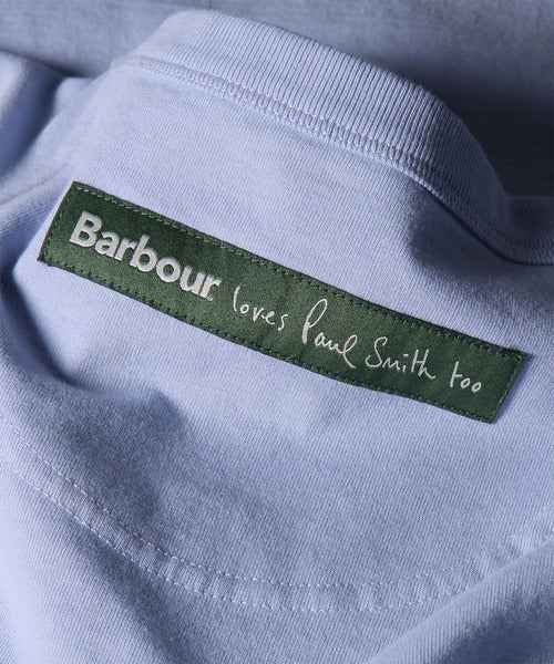 Barbour xOver Paul Smith - 釣魚夾克 短袖Tee (藍色)