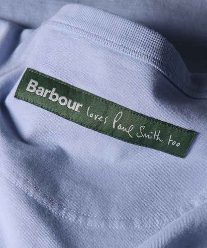 Barbour xOver Paul Smith - 釣魚夾克 短袖Tee (藍色)
