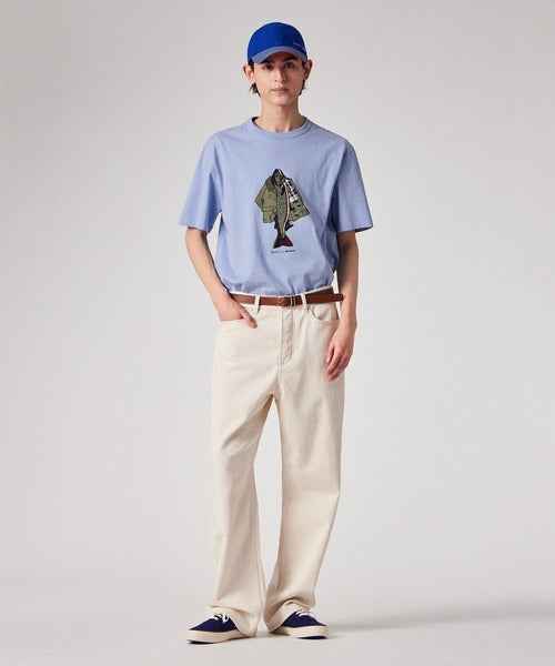 Barbour xOver Paul Smith - 釣魚夾克 短袖Tee (藍色)