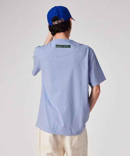 Barbour xOver Paul Smith - 釣魚夾克 短袖Tee (藍色)