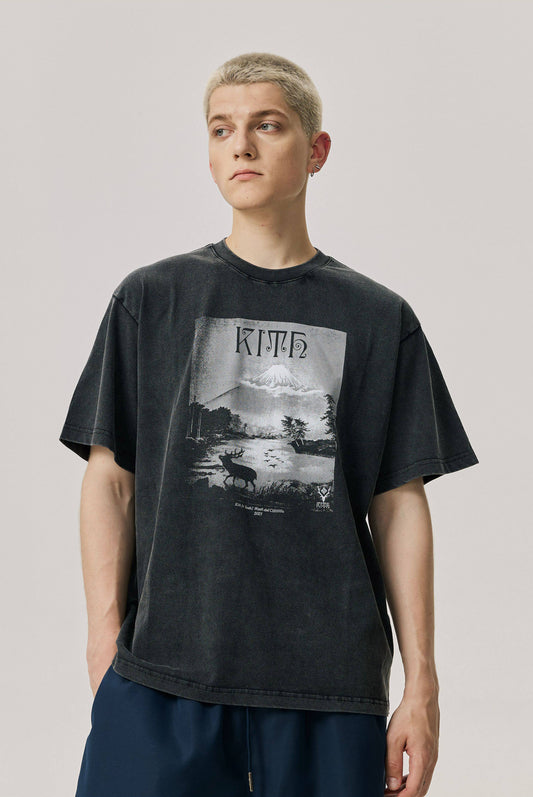 Kith xOver South2 West8 xOver Columbia - 三方聯名Landscape 短袖Tee