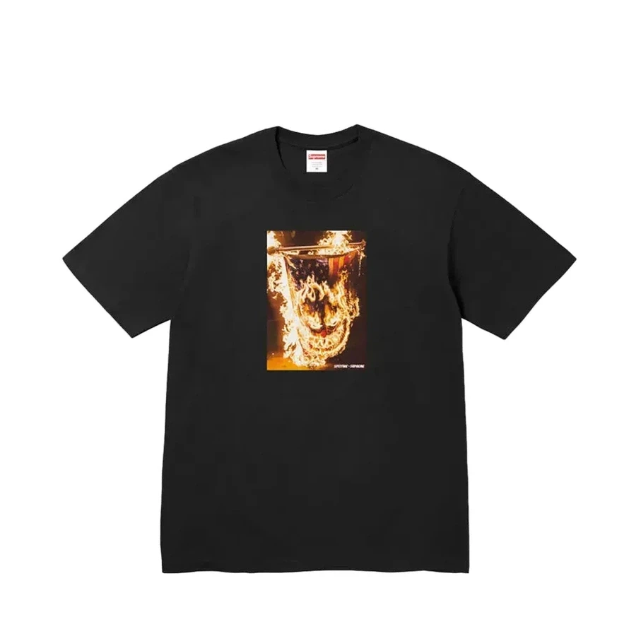 Supreme xOver Spitfire - Flag 短袖Tee (白色)