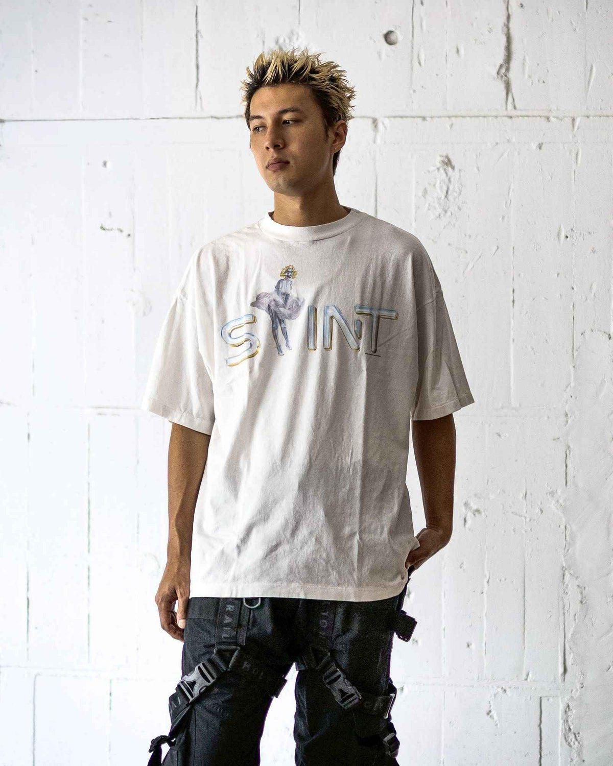 Saint Mxxxxxx xOver 空山基 - LOVERS SRYM_SS TEE