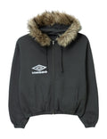 Umbro xOver Slam Jam - 毛領附面罩連帽外套
