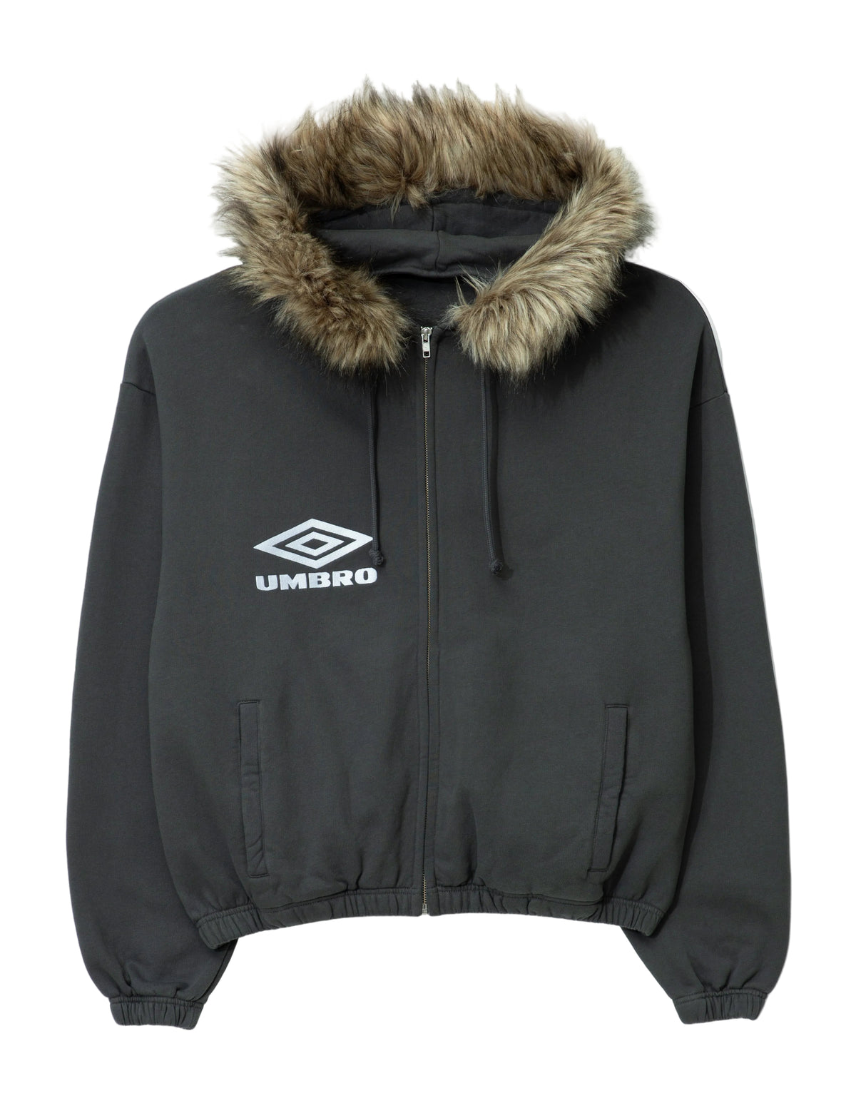 Umbro xOver Slam Jam - 毛絨帶面罩連帽外套