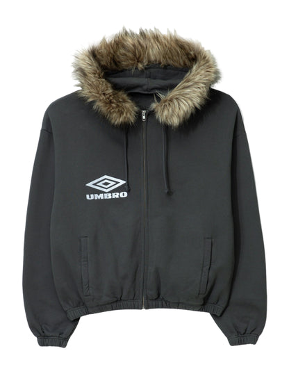 Umbro xOver Slam Jam - 毛絨帶面罩連帽外套