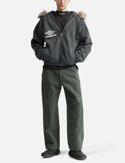 Umbro xOver Slam Jam - 毛絨帶面罩連帽外套