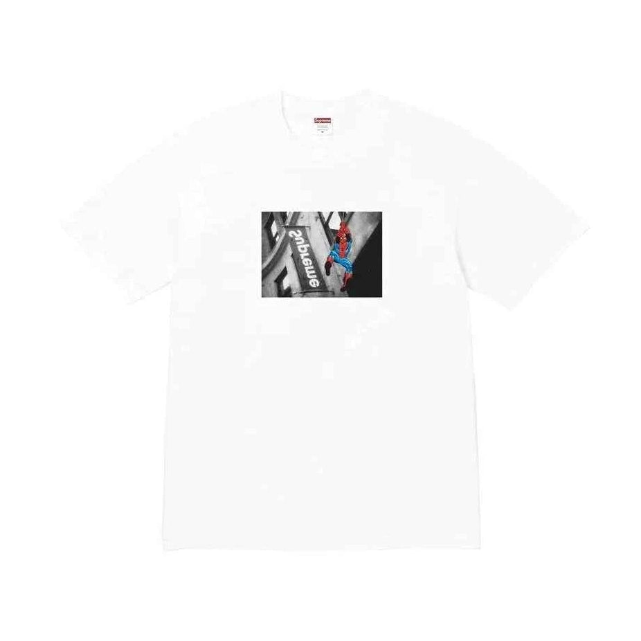 Supreme xOver 蜘蛛人 - 蜘蛛人Tee (白色)