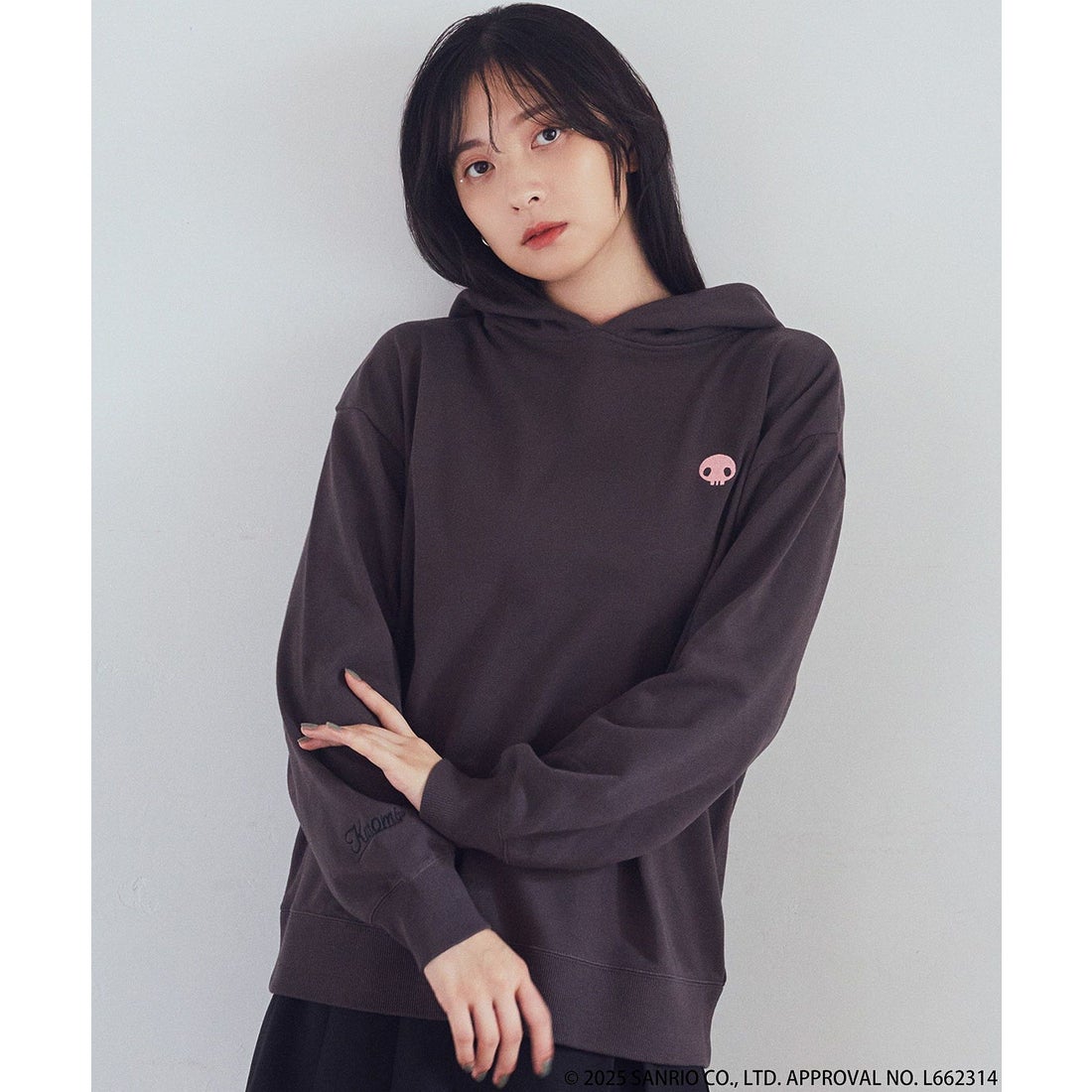 earth music&ecology xOver 三麗鷗 - 庫洛米 耳朵連帽衫