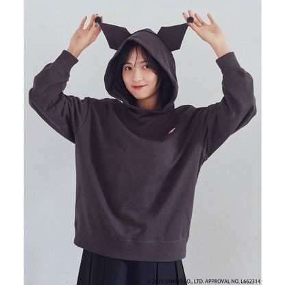 earth music&ecology xOver 三麗鷗 - 庫洛米 耳朵連帽衫