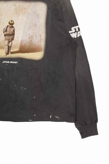 Saint Mxxxxxx xOver 星球大戰 - 黑武士長袖 TEE