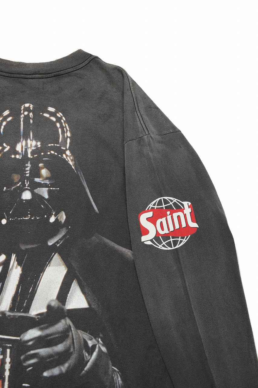 Saint Mxxxxxx xOver 星球大戰 - 黑武士長袖 TEE