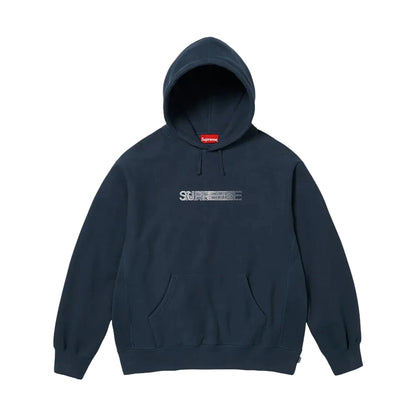 Supreme xOver Swarovski - motion-logo 連帽衣 (藍色)