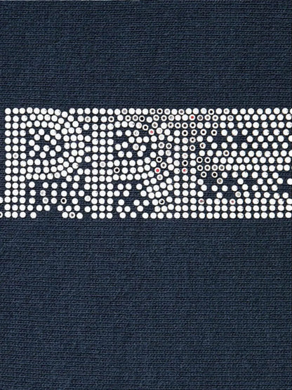 Supreme xOver Swarovski - motion-logo 連帽衣 (藍色)