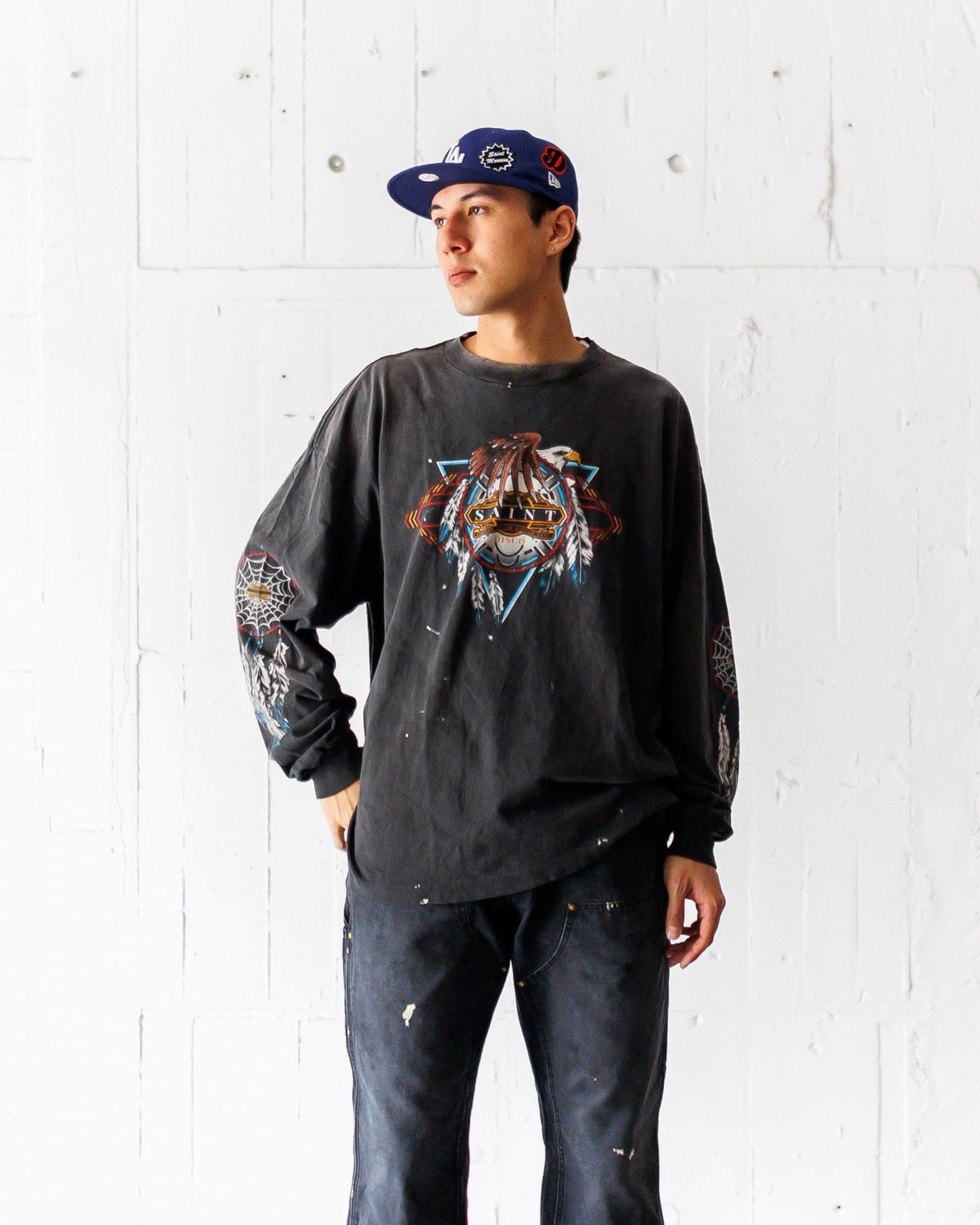 Saint Mxxxxxx xOver TEFLON DISCO - SAINT DISCO ML_LS TEE
