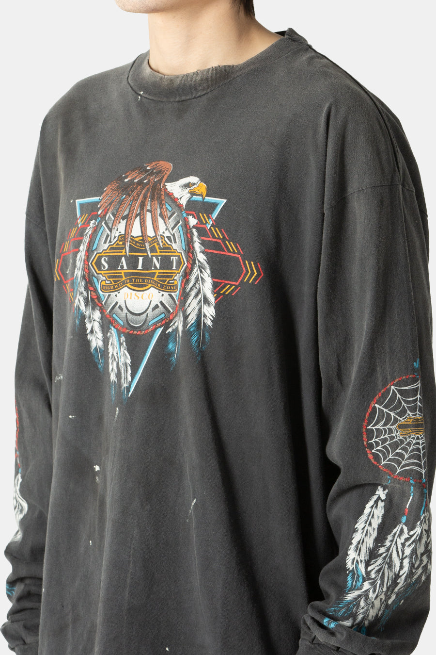 Saint Mxxxxxx xOver TEFLON DISCO - SAINT DISCO ML_LS TEE