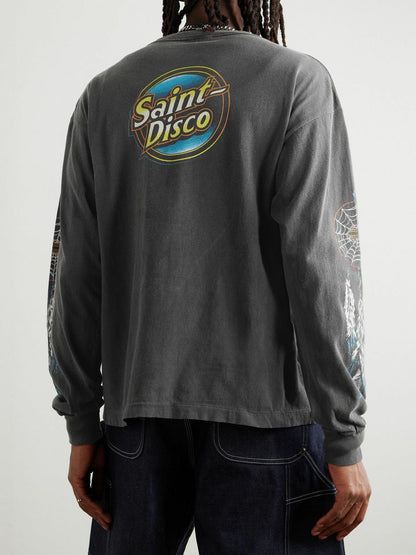 Saint Mxxxxxx xOver TEFLON DISCO - SAINT DISCO ML_LS TEE