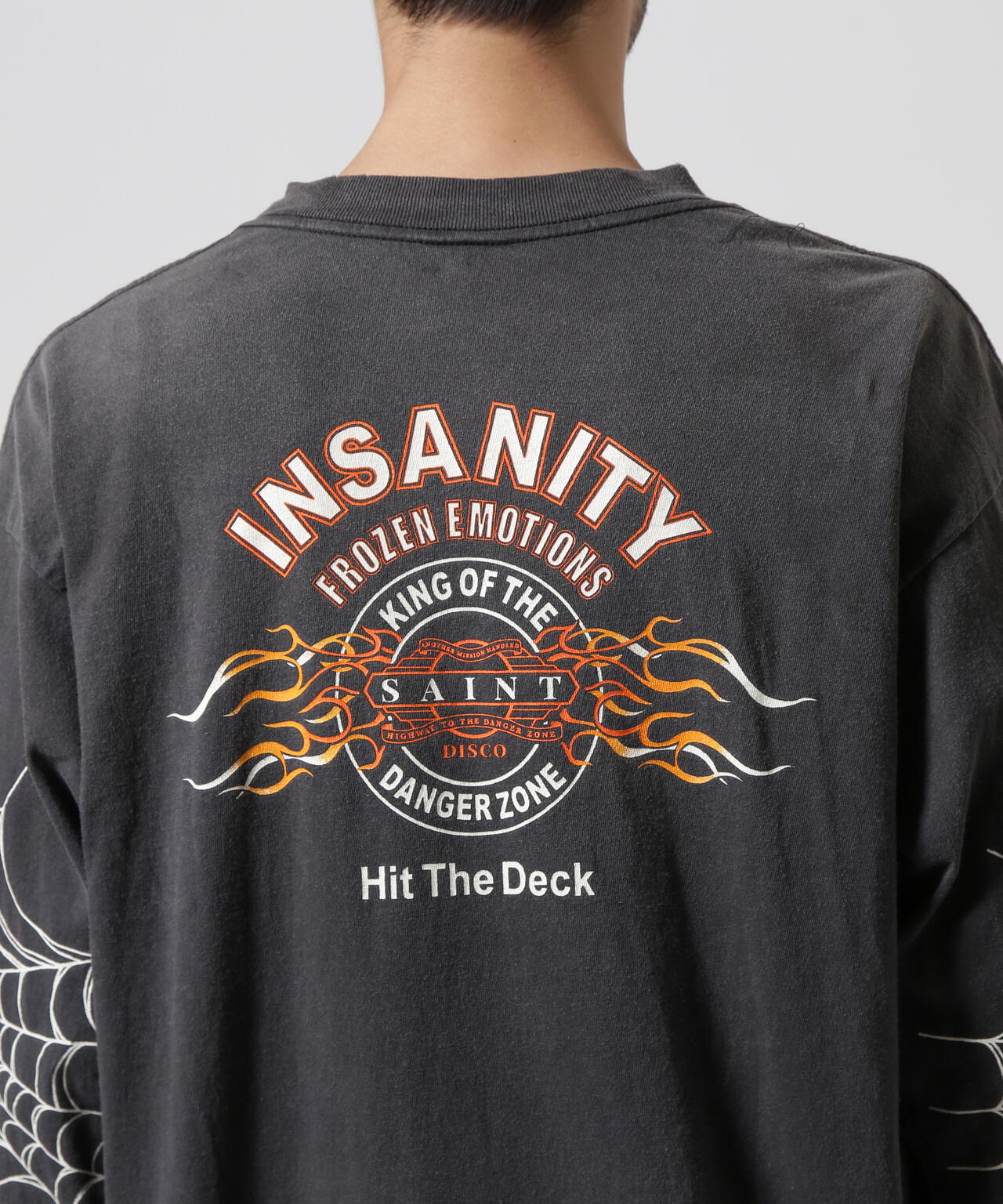 Saint Mxxxxxx xOver TEFLON DISCO - INSANITY 長袖Tee